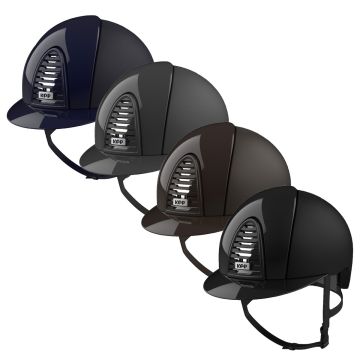 Casco Equitazione Kep Italia Cromo 2.0 Textile Inserti Polish