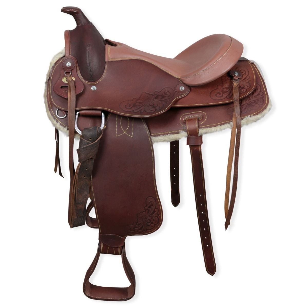 Selle Western Ridex – Cuir, Taille 15, Trail/Pleasure, Pour Cheval Gaité, Neuve
