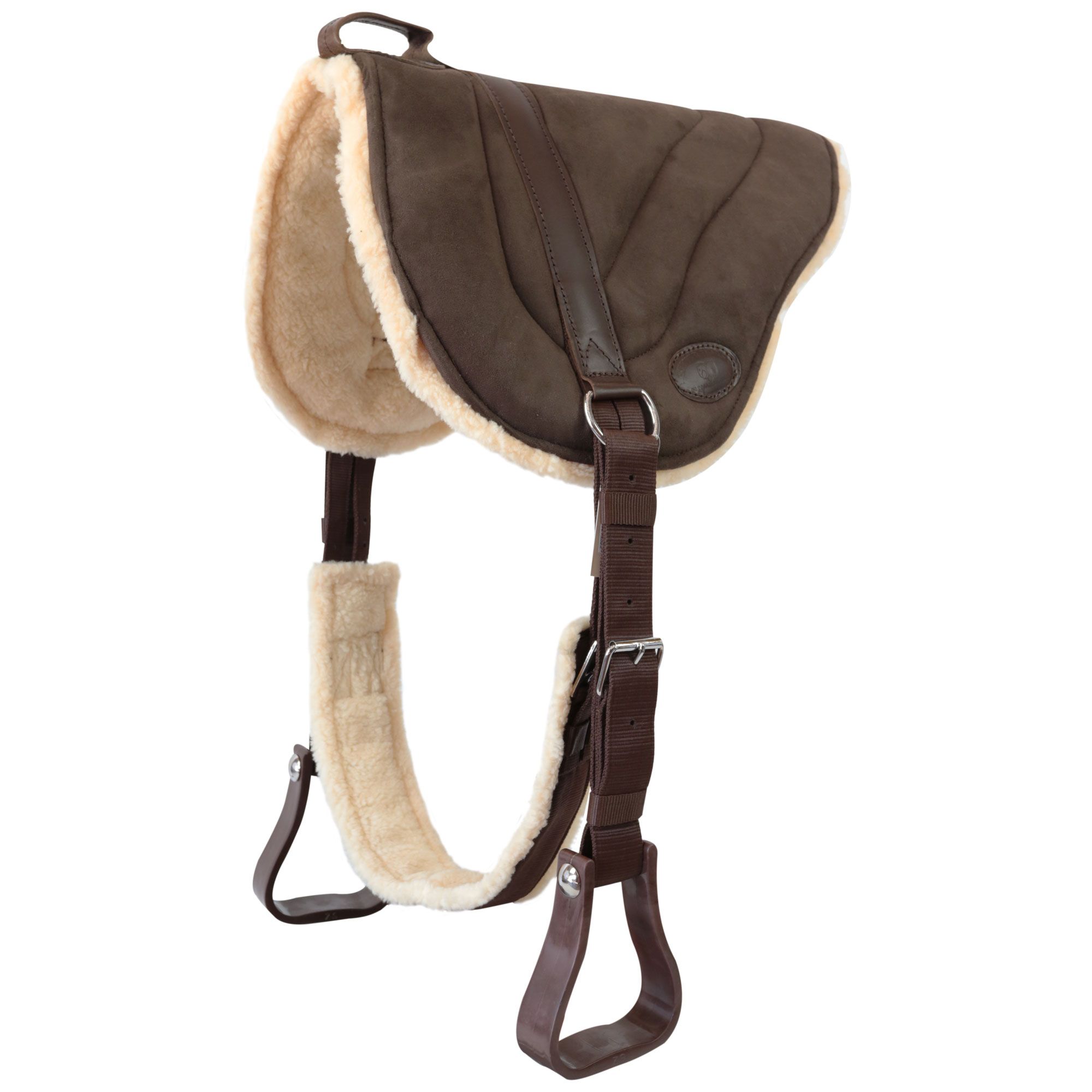 Coussin De Selle Bareback Avec étriers – Universel – Confort Et Liberté Pour Le Cavalier