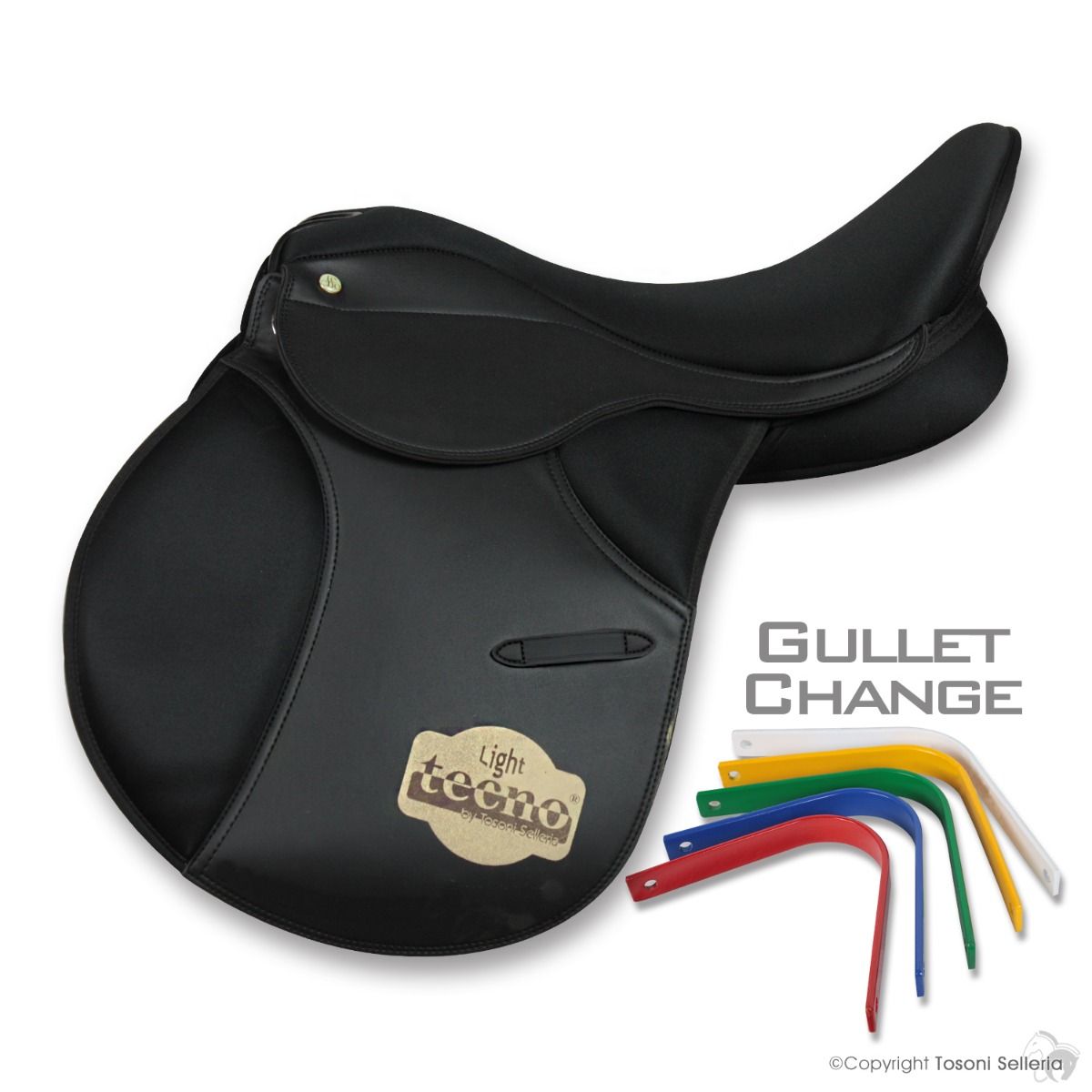 Sella Inglese Per Cavallo In Pelle Sintetica Nera Scamosciata &ndash; Misura 16&Prime;, Con Gullet Intercambiabile