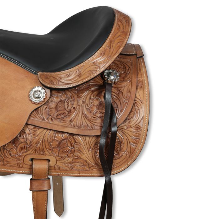 Selle Western Endurance En Cuir – Anzala – Taille 14-18 Pouces – Neuve