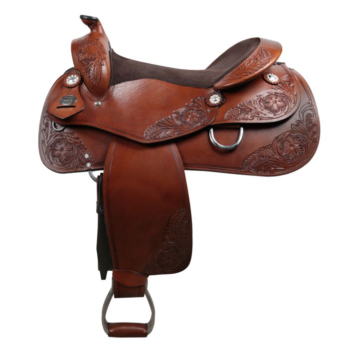 Selle Western 16 En Buffle Sur Cuir ÉCO Avec Couleur
