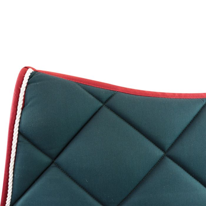 Tapis Rose HKM - Tapis De Selle Bologna - Rose - Mousse Confort - Conforme Anatomie Cheval