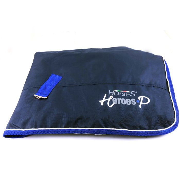 Coperta In Pile Per Cavallo Horze Marquess 145 - Morbida E Calda, Colore Blu - Ideale Per Sotto Sella E Dopo L'Attività - 2
