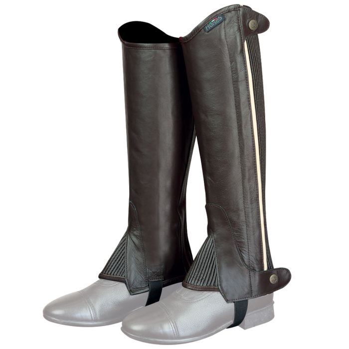 Mini-chaps en cuir pour équitation - Chester Equestro