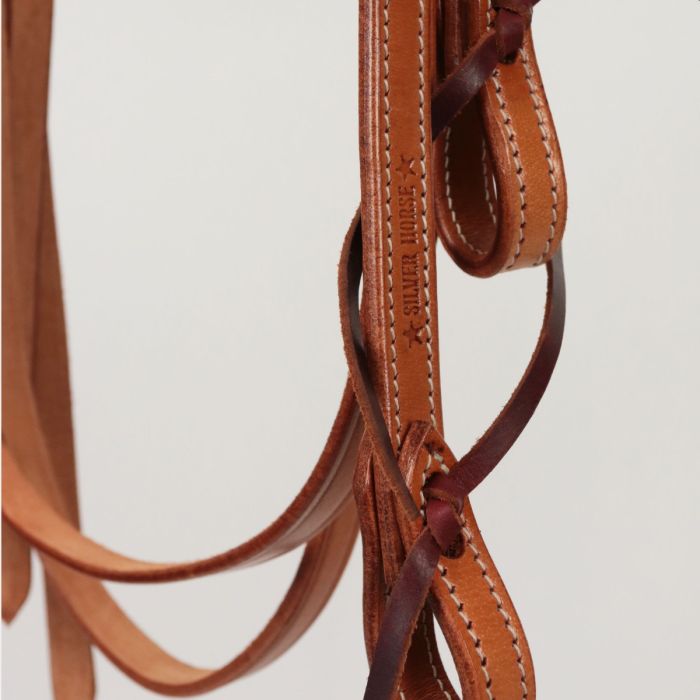 Lot Bride Western Vintage En Cuir Véritable Hilason | Sans