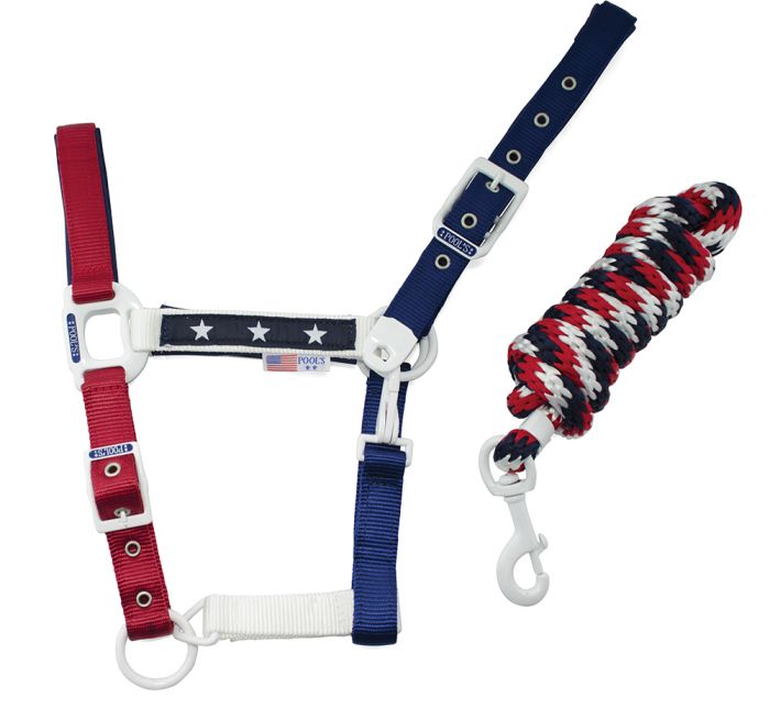 Shires Cavezza In Pelle Raddoppiato Per Cavalli - Ragley Range