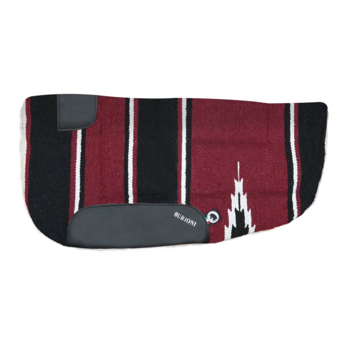 Sottosella In Pelle Arrotolata Con Fibbie In Acciaio Inox - Bretelle Per Sella Da Equitazione, Marrone Scuro - 6
