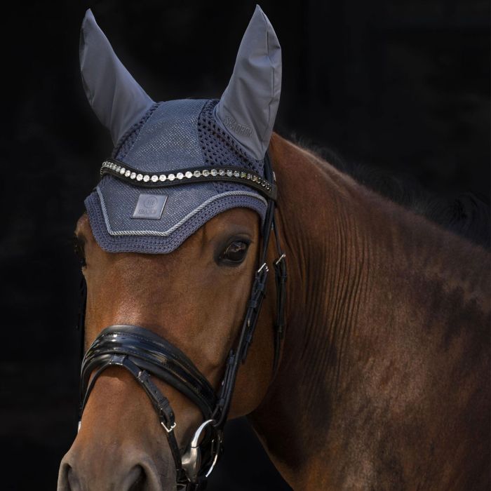 PROTECTION OREILLES VOILE ÉQUINE avec insert cristal