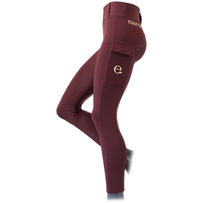 Leggings da equitazione full grip da donna Equestro | La sellerie de Maé