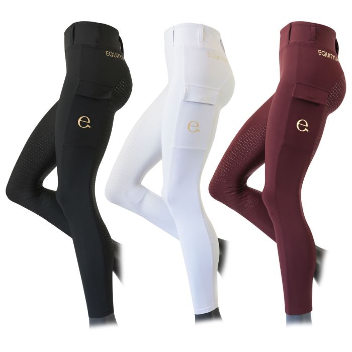 QHP Leggings Da Equitazione Eden Per Donna – Fondo Intero – Nuovi Con Etichetta - Foto 5