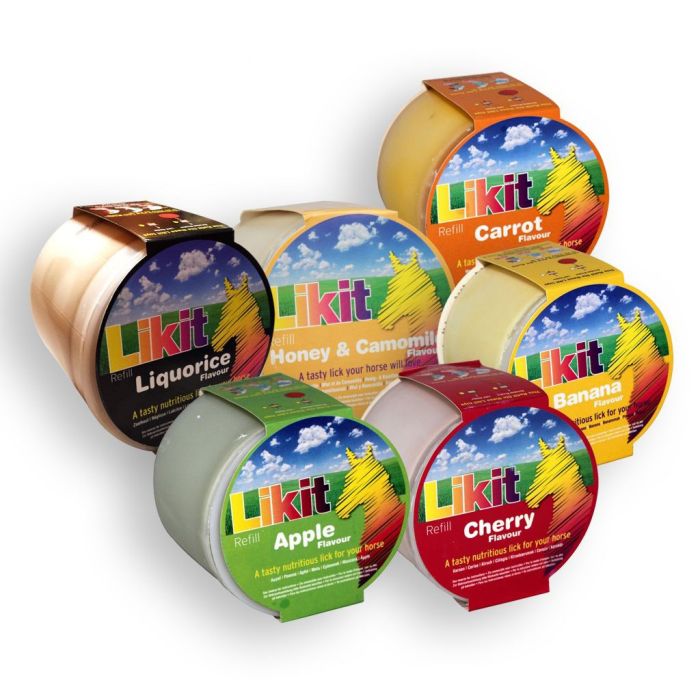 Likit Friandises à la banane pour chevaux 650g Doré| Horse-riding