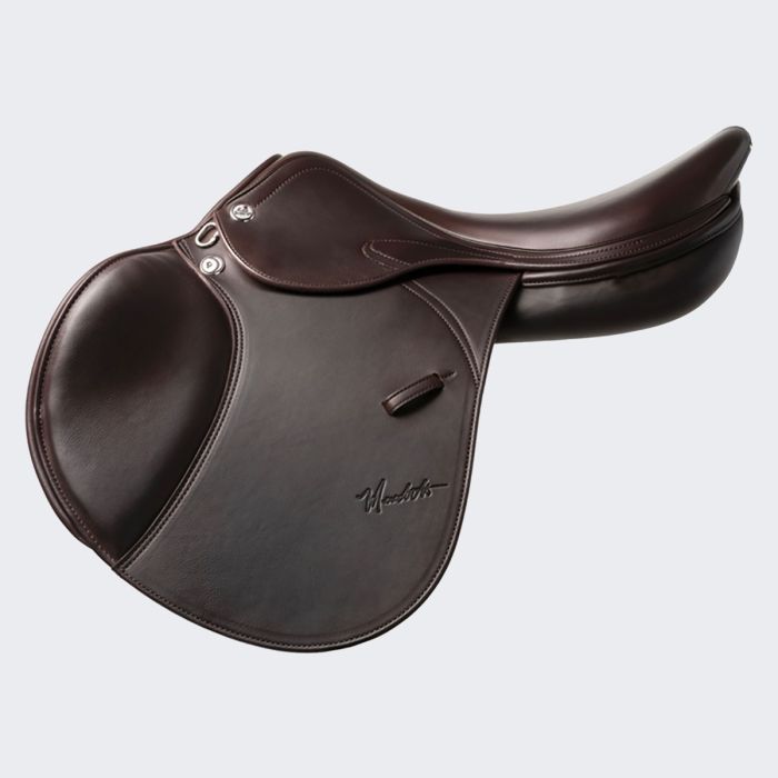 Selle de cheval en cuir Freeny neuve tout usage rembourrée doucement