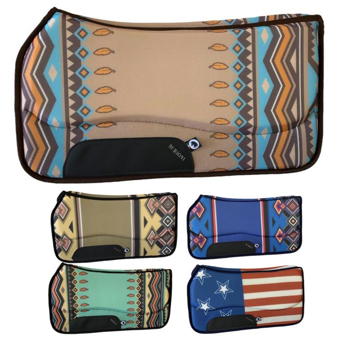 Tapis de selle Western rembourré Burioni