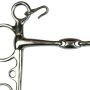 Pelham Plein En Acier Inox Avec Olive et Aiguilles Longues