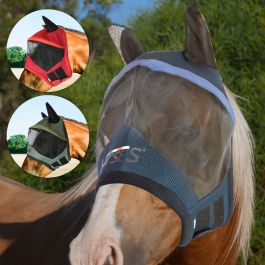 Stinchiere Antimosche Horses Fly Stop Blu - Protezioni Zampe Cavallo Con Tessuto Traspirante - Foto 9