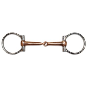 American Eggbutt Copper Snaffle