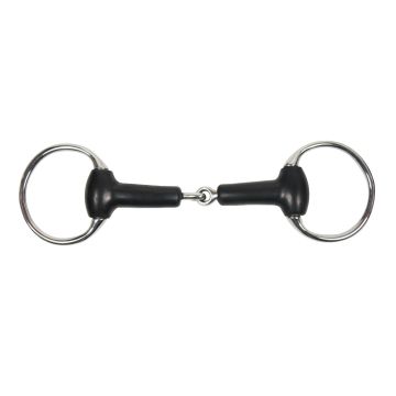 Rubber Eggbutt Snaffle Bit