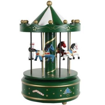 Merry-go round Small Horses Green