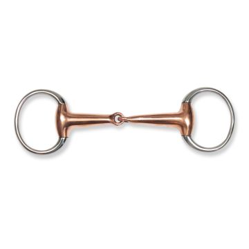 Hollow Copper Eggbutt Snaffle 