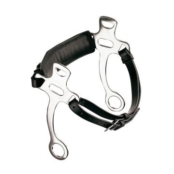 Hackamore Acero Inox y Cuero