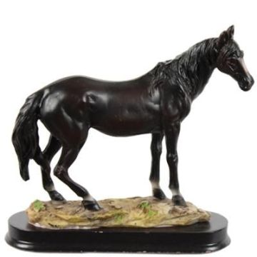 Bay Horse Statue