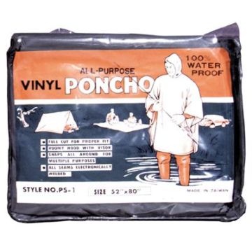 Poncho Impermeable Vinyl Poncho