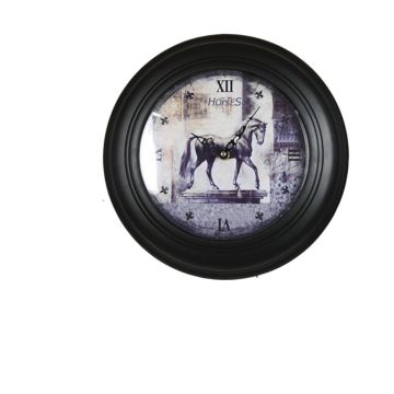 Horses Equestrian Clock