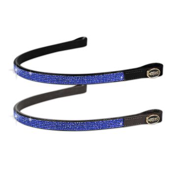 Frontalino Horses Blue Strass