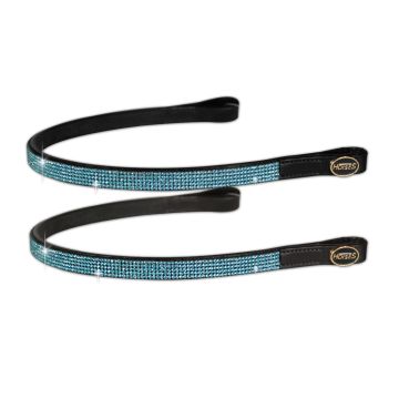 Frontalino Horses Aqua Strass