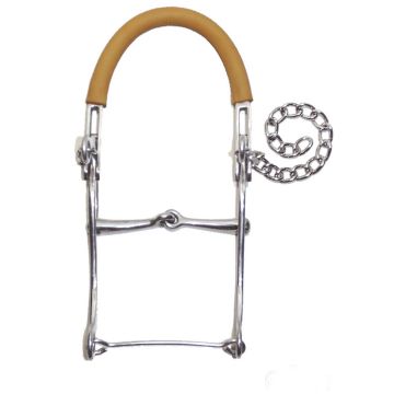 Hackamore with Stainless Steel Snaffle