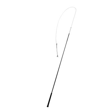 Mezza Frusta Addestramento Cavallo Nylon Bianco/Nera