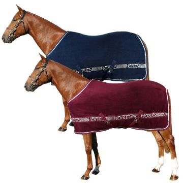 Couverture Polaire " Horses Gloss"