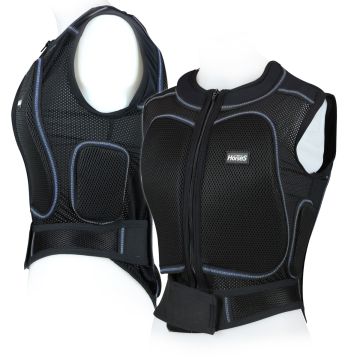 Gilet De Moto Protection Dorsale De Poitrine Respirante Antichoc Pour  Équitation Sport Extérieur (Noir)-NIM