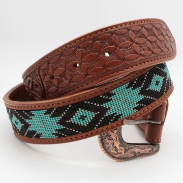Cintura Unisex Western Silver Horse Tiwa