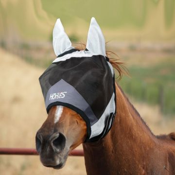 Masque Anti - mouches Horses Fly Shield