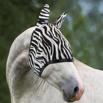 Horses Fliegenschutz Maske Zebra