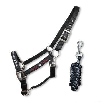 Horses Polo Halter + Lead rope "Greta" 