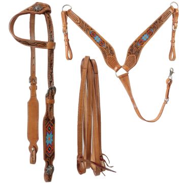 Set Western Silver Horse Hopi