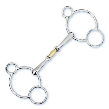 Stubben 3-Ring Gag Double Broken