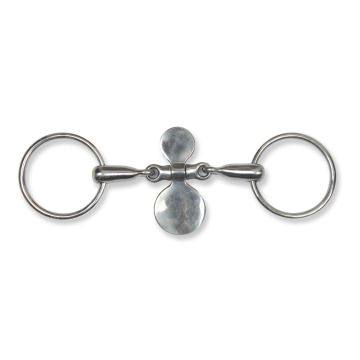 Ring Butterfly Snaffle Bit