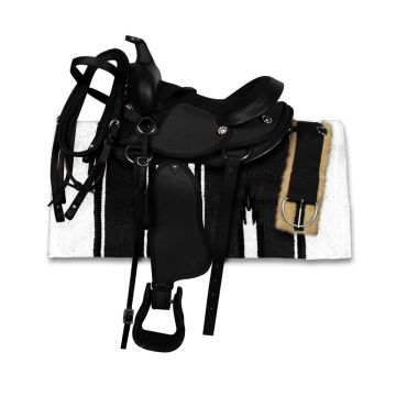 Synthetic Pony Saddle 12"