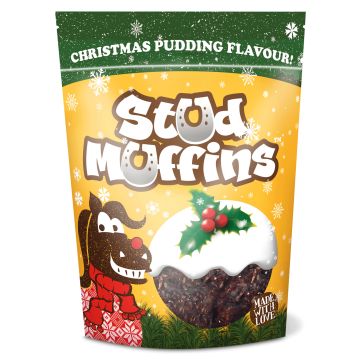Biscottini Stud Muffins Christmas Pudding