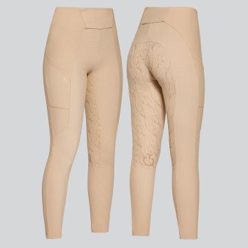 Cavalleria Toscana Perforated Full Grip Women's Riding Tights