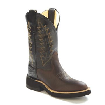 Bottes Western Youth Old West Black