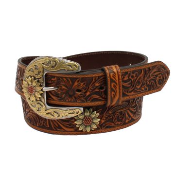 Women Western Belt Ariat Sunflower