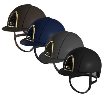 Casco Equitación Kep Italia Cromo 2.0 Textile Marco Oro