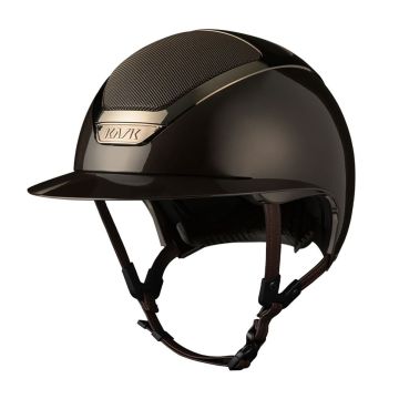 Casco Equitazione Kask Star Lady Pure Shine Espresso Brown WG11