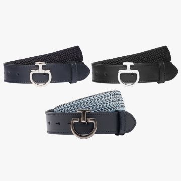 Cavalleria Toscana Clasp Elasticized Woman Riding Belt 