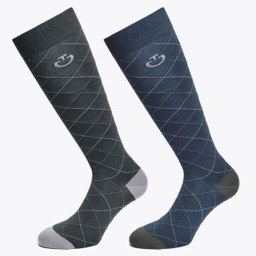 Cavalleria Toscana Unisex Riding Socks CTArgyle